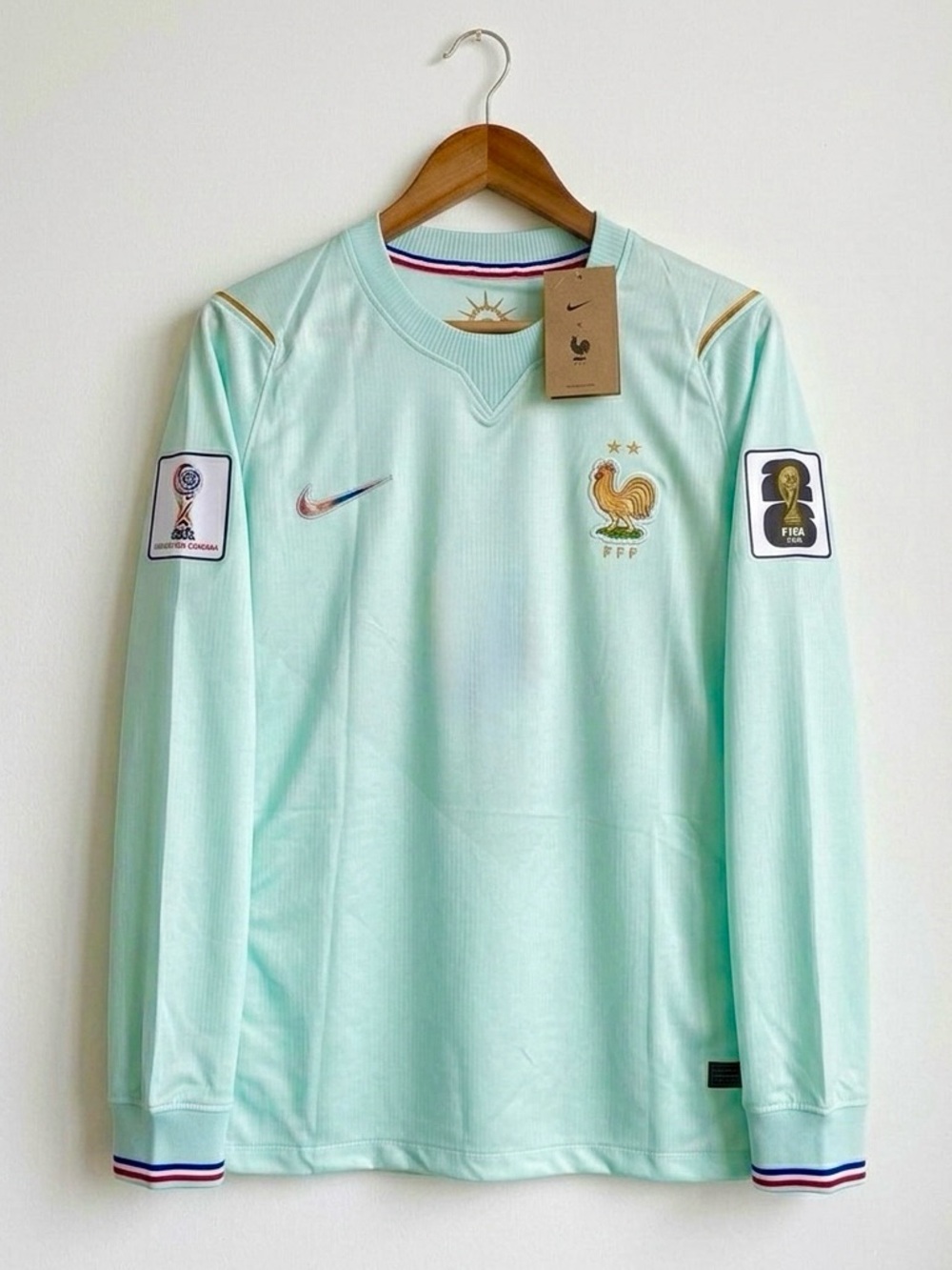 France 2026 Away Jersey Fan Version Long Sleeve Size Large